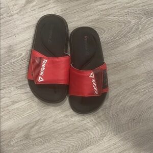 Reebok Bold Red Slide Sandals